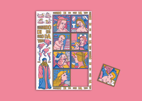 文藝復(fù)興大師達(dá) 芬奇主視覺及文創(chuàng)設(shè)計(jì)