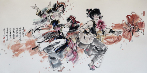 水墨舞韻 陳玉先——中國(guó)水墨舞蹈畫的高峰